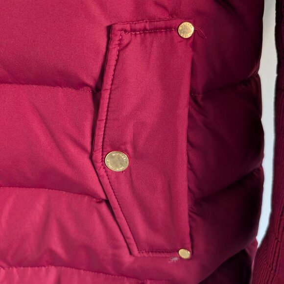 MICHAEL Michael Kors Faux-Fur-Trim Puffer Coat - Picture 6 of 8